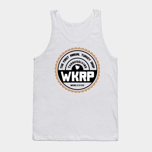 WKRP Turkey Drop Tank Top by TyBen